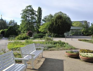 11 Blick in den Garten der Freundschaftsinsel