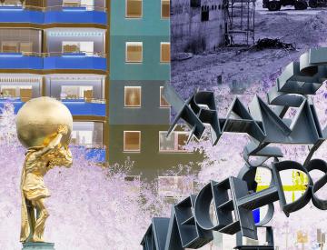 3 Sabine Hornig: Entwurfsskizze (Detail) Im Zwischenraum des utopischen Gedächtnisses, 2025