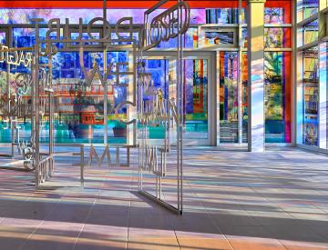 5 Sabine Hornig, Paravent, 2025 Edelstahl